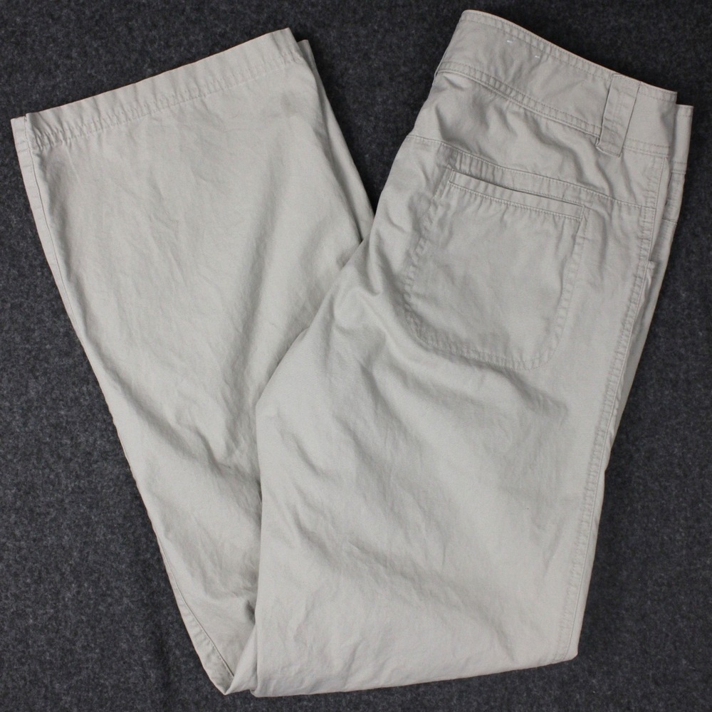 Columbia Khaki Chino Pants Womens Size 10 Tan Straight Leg Hiking Camping